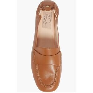 AGL Mara‎ leather loafers. Slip on Size 36.5 Made in Italy
